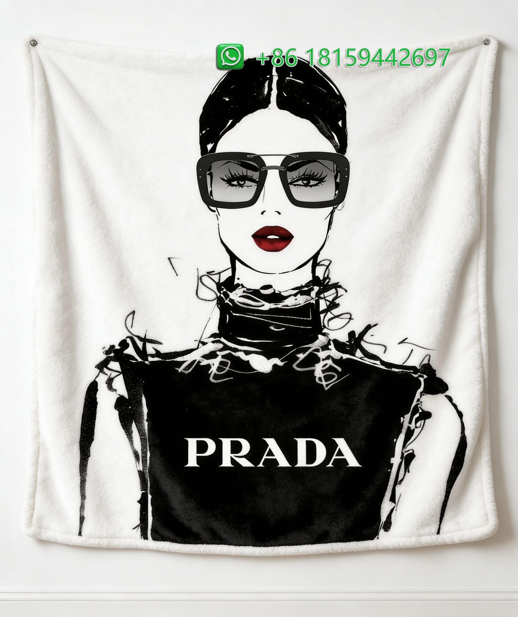 Prada Throw Blankets